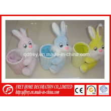 Juguete de conejo de peluche con titular Pencile